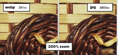 Converting images from PNG or JPEG to WebP can preserve the quality but reduce the size
